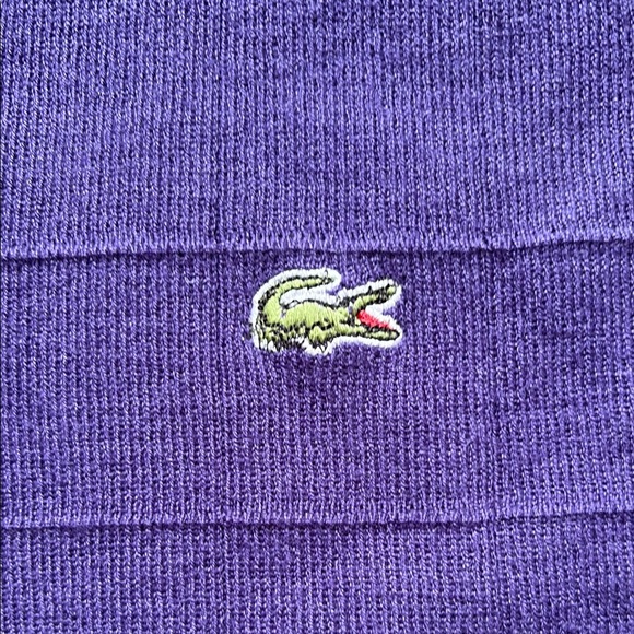 Lacoste Purple Sleeveless Sweater Vest - Picture 5 of 6